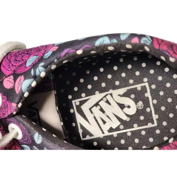 Vans Roses Doheny Women's Size 7.5 Low Top Lace Up Skater Comfort Sneakers - Picture 6 of 7